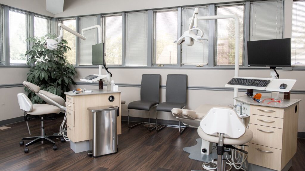 A consultation room at the Werner Orthodontics Indianapolis office